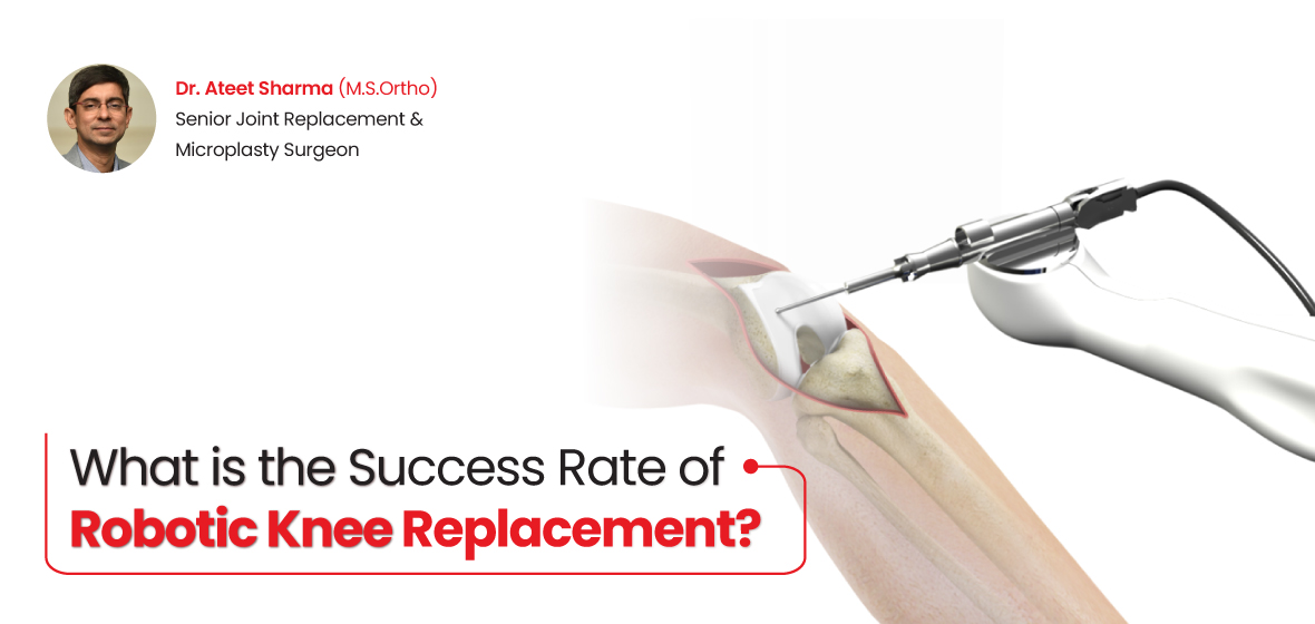 success rate of robotic knee replacement